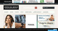 Desktop Screenshot of joyeriasjoieriadelmercat.com